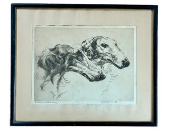 Listed Artist Sybilla Mittell Weber (Amer. 1892-1957) C.1930s Etching - Signed, Titled And Numbered 23/100