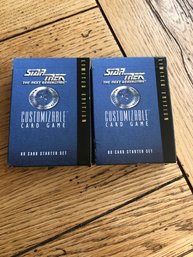 2 Star Trek The Next Generation Customizable Card Game Limited Edition Starter Sets.    Lot 46