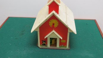 1960s Playskool School House With People & Accessories