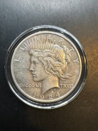 1924 Silver Peace Dollar