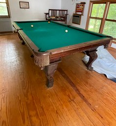 9 Foot Peter Vitalie And Company Billiard Pool Table Pickup By Appointment In Wilton CT