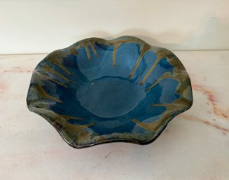 Hand Made Pottery Bowl By KC Pottery From Freeborn County Minnesota