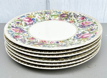 A Set Of 6 Vintage Chargers, Bavarian China For Stern Bros, NY