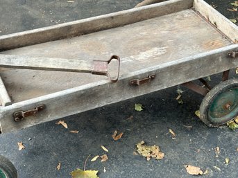 Primitive Wagon With Rubber Wheels