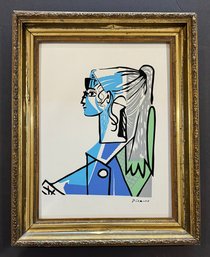 Picasso Lithograph With Plate Signature