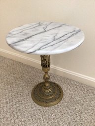 Marble Brass Side Table