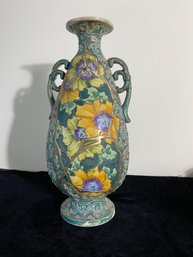 Antique Floral Designed Vase