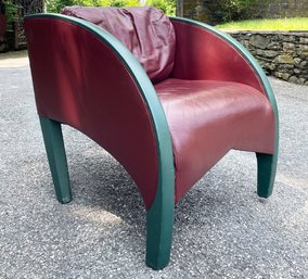 A Fabulous Vintage Deco Revival Arm Chair By Rolf Benz