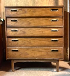 Mid Century 5-Drawer Tallboy Dresser - Dresser 1