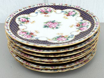A Set Of 6 Vintage Spode Dessert Plates