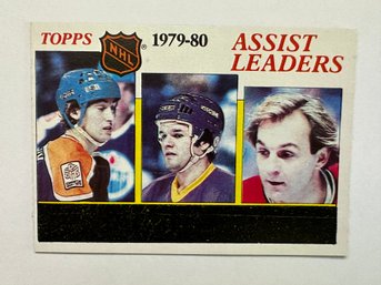 1980 Topps Wayne Gretzky Assist Leaders #162