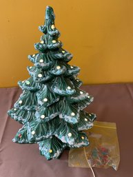 16' Ceramic Christmas Tree.
