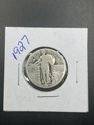 1927 Standing Liberty Silver Quarter