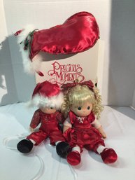 Precious Moments Dolls With Stocking