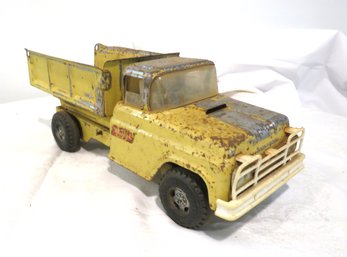 Vintage Buddy L Yellow Dump Truck