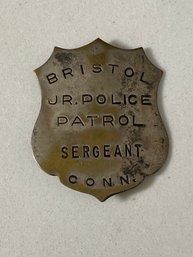 Bristol JR Police Patrol Sergeant Pin