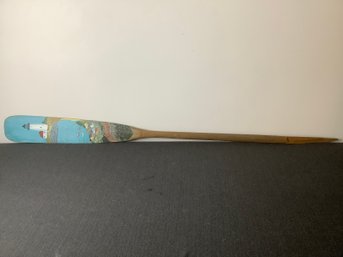 Hand Painted Signed Oar