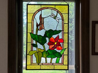 Pretty Stained Glass Panel