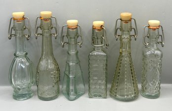 Lot Of Small Vintage Glass Bottles