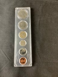 1871 - 1971 Canadian Proof Set Of 6 Coins In Nice 'CVS' Plastic Holder