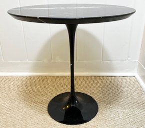 A Gorgeous Marble Top Saarinen Side Table