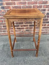 Lovely Interesting Antique Chinese Table - Beautiful Wood Grain - Very Pretty Antique Table - Over 100 Yer