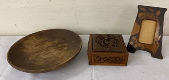 Three Interesting Wooden Items