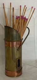 Copper Matchstick Holder