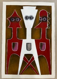 Ephrem Kouakou Original Painting On Heavy Weight Fiber Wove Paper