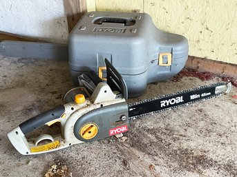 A Ryobi Gas Powered Chain Saw