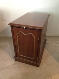 Solid Wood Side Table Cabinet