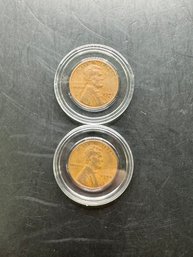 2 Wheat Pennies 1940, 1040-D