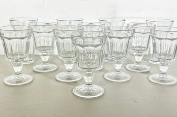 Glass Wine And Water Goblets