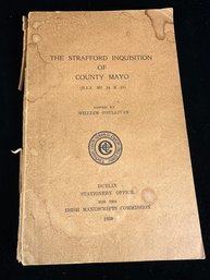 The Strafford Inquisition Of County Mayo - William O'Sullivan