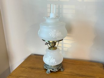 Pair Of Glass Lamps