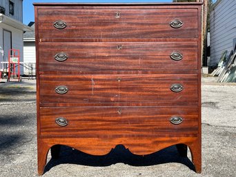 A Vintage Mahogany Chest Of Drawers