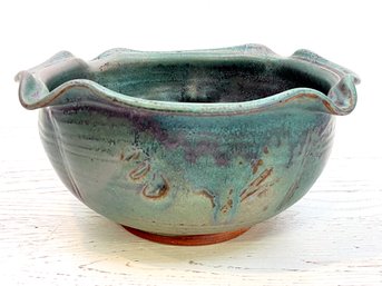 A Vintage Glazed Ceramic Pot