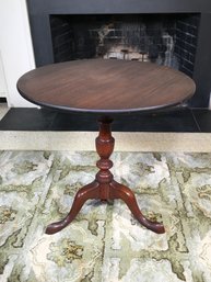 Antique Mahogany Tilt Top Tea Table - Believed To Be Period - Needs Restoration - Lots Of Great Patina