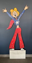 Cartoon Wooden Cutout Lawn Ornament