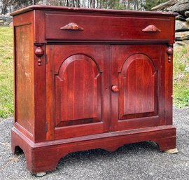 A Bespoke Cherry Wood Sideboard