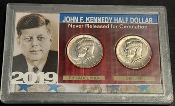 2019-P & D Uncirculated Kennedy Half Dollars