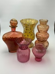 Red And Orange Glass Collection