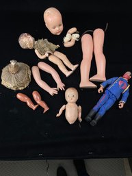 Vintage Dolls And Parts