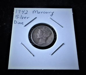 U.S. 1942 Mercury Silver Dime