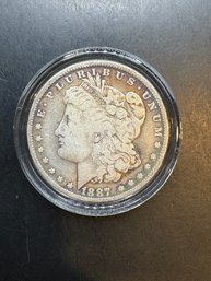 1887-O Morgan Silver Dollar