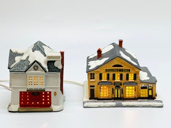 Hawthorn Rockwell's Christmas Village Buildings