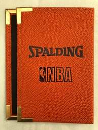 Official NBA Spaulding 'Game Used' Basketball Made Into A Notebook