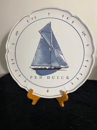 Pen Duick Designed Porcelain Plate