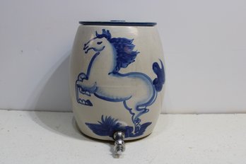 Vintage MA Hadley Pottery Water Cooler