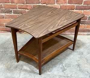 Vintage Mid Century Modern Lane Wedge Side Table